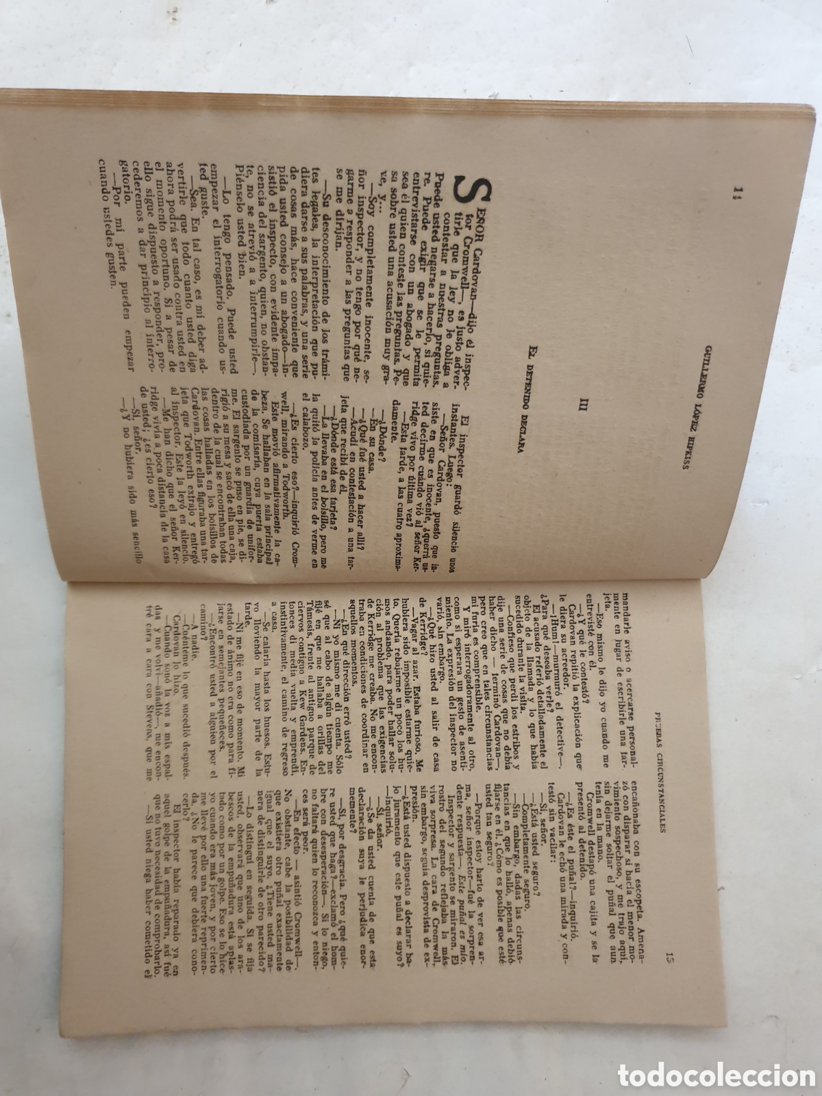 Tebeos: COLECCION MISTERIO, PRUEBAS CIRCUNSTANCIALES. E.D CLIPER. N&deg;23 - Foto 4