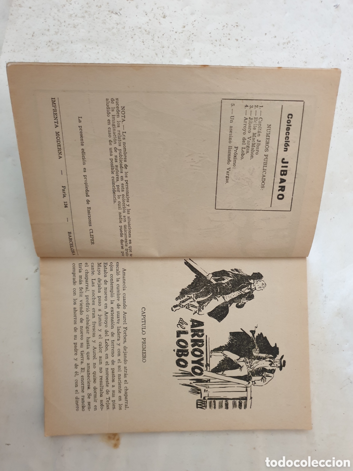 Tebeos: JIBARO, ARROYO DEL LOBO. E.D CLIPER. N&deg;4 - Foto 3