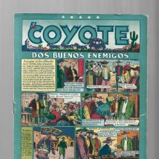 Tebeos: EL COYOTE 38: DOS BUENOS ENEMIGOS, 1948, CLIPER, BUEN ESTADO