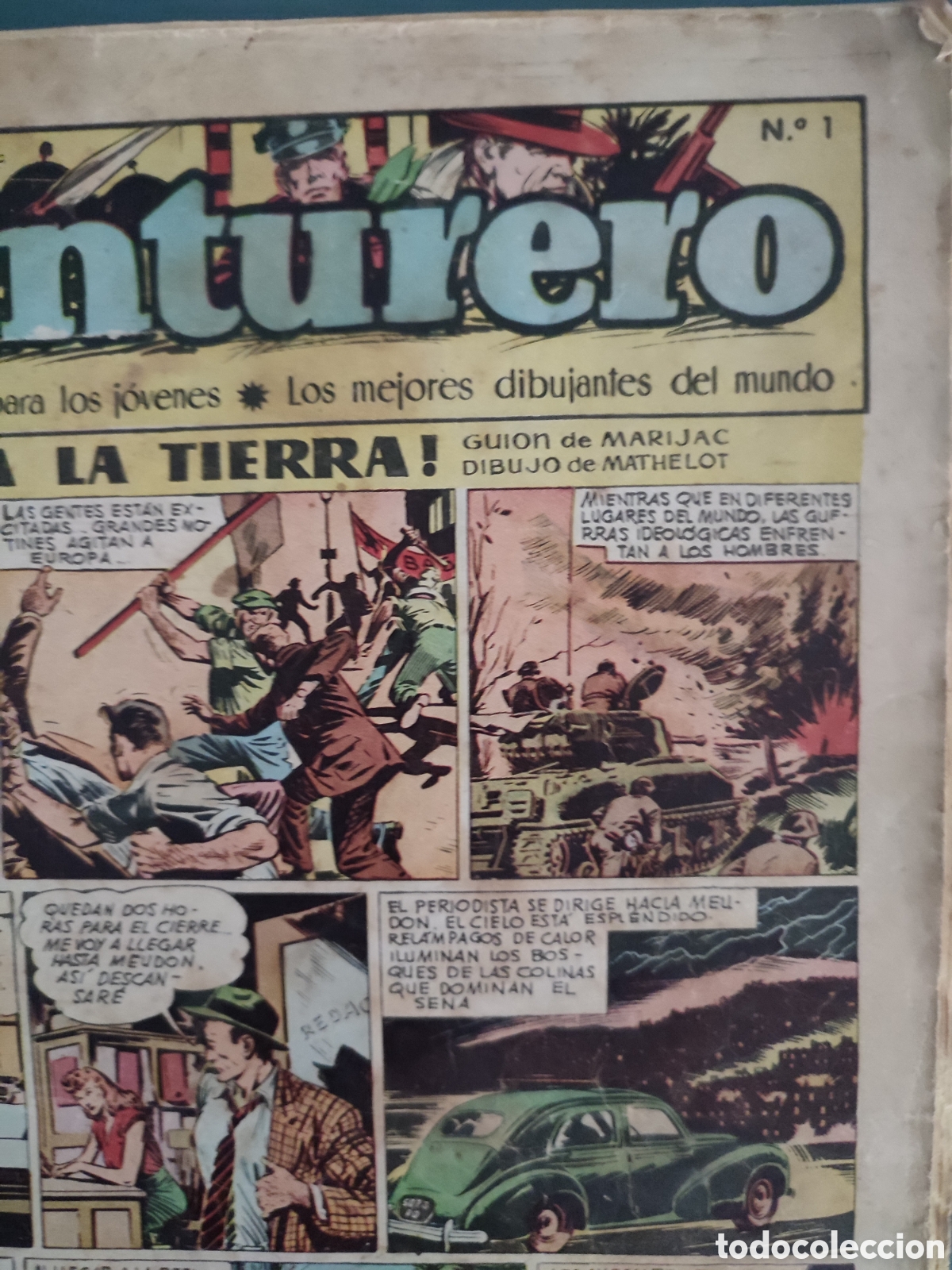 Tebeos: Aventurero NUMERO 1.1953 - Foto 2