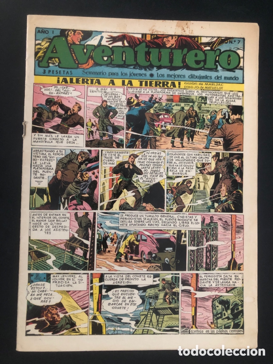 Tebeos: COMIC ORIGINAL AVENTURERO N&ordm; 7 EDITORIAL CLIPER - Foto 1