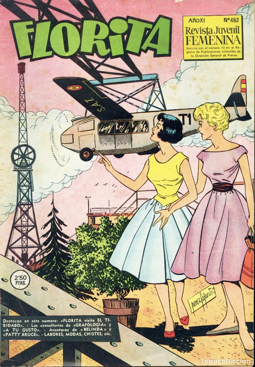 Tebeos: FLORITA N&ordm; 482 - EDICIONES CLIPER - 1959 - Foto 1