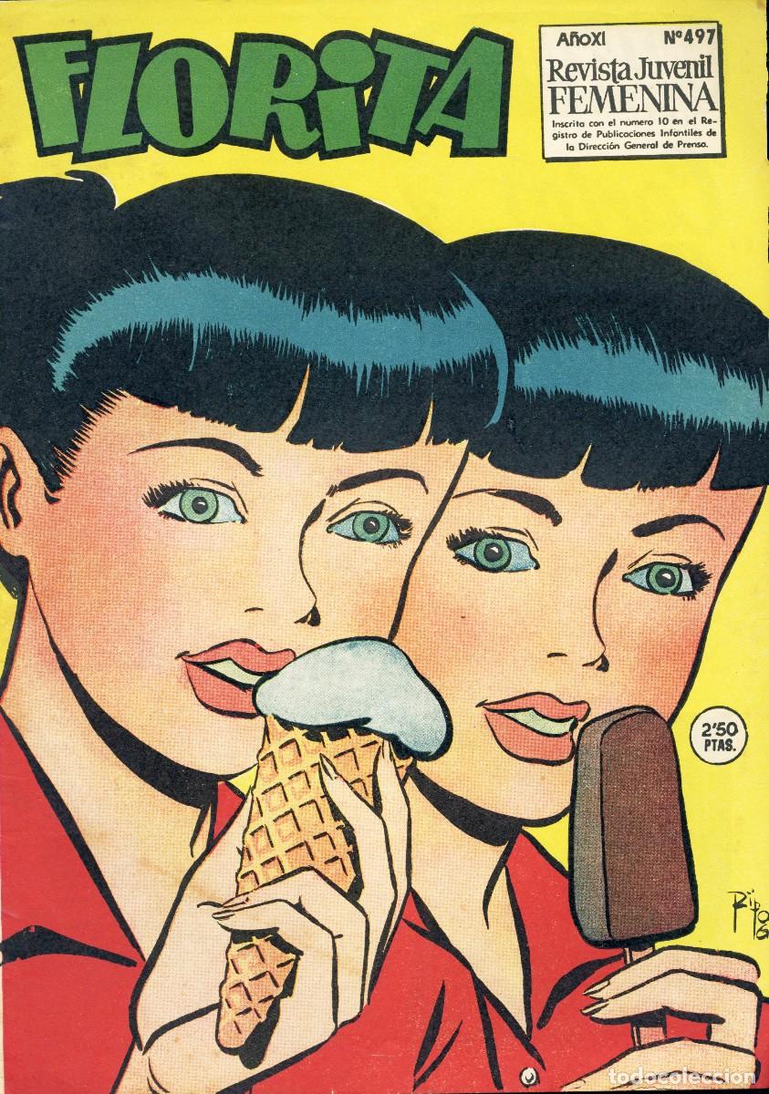Tebeos: FLORITA N&ordm; 497 - EDICIONES CLIPER - 1959 - Foto 1