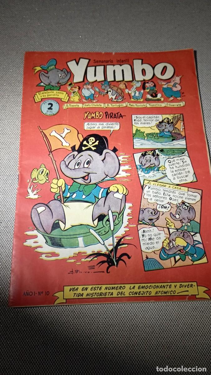 Tebeos: YUMBO A&Ntilde;O 1 NUMERO 10. EDICIONES CLIPER. - Foto 2