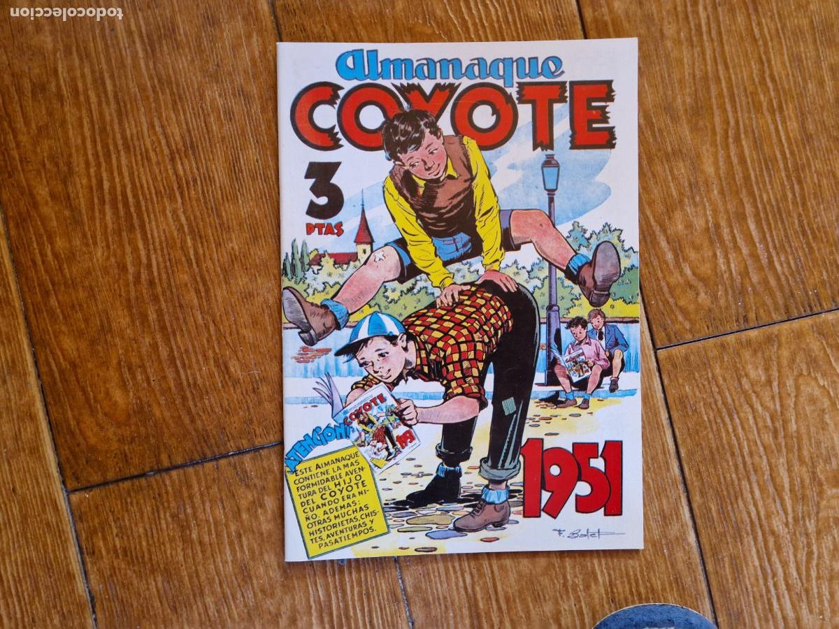 Tebeos: ALMANAQUE COYOTE 1951 - EDICIONES CLIPER FACSIMIL - Foto 1