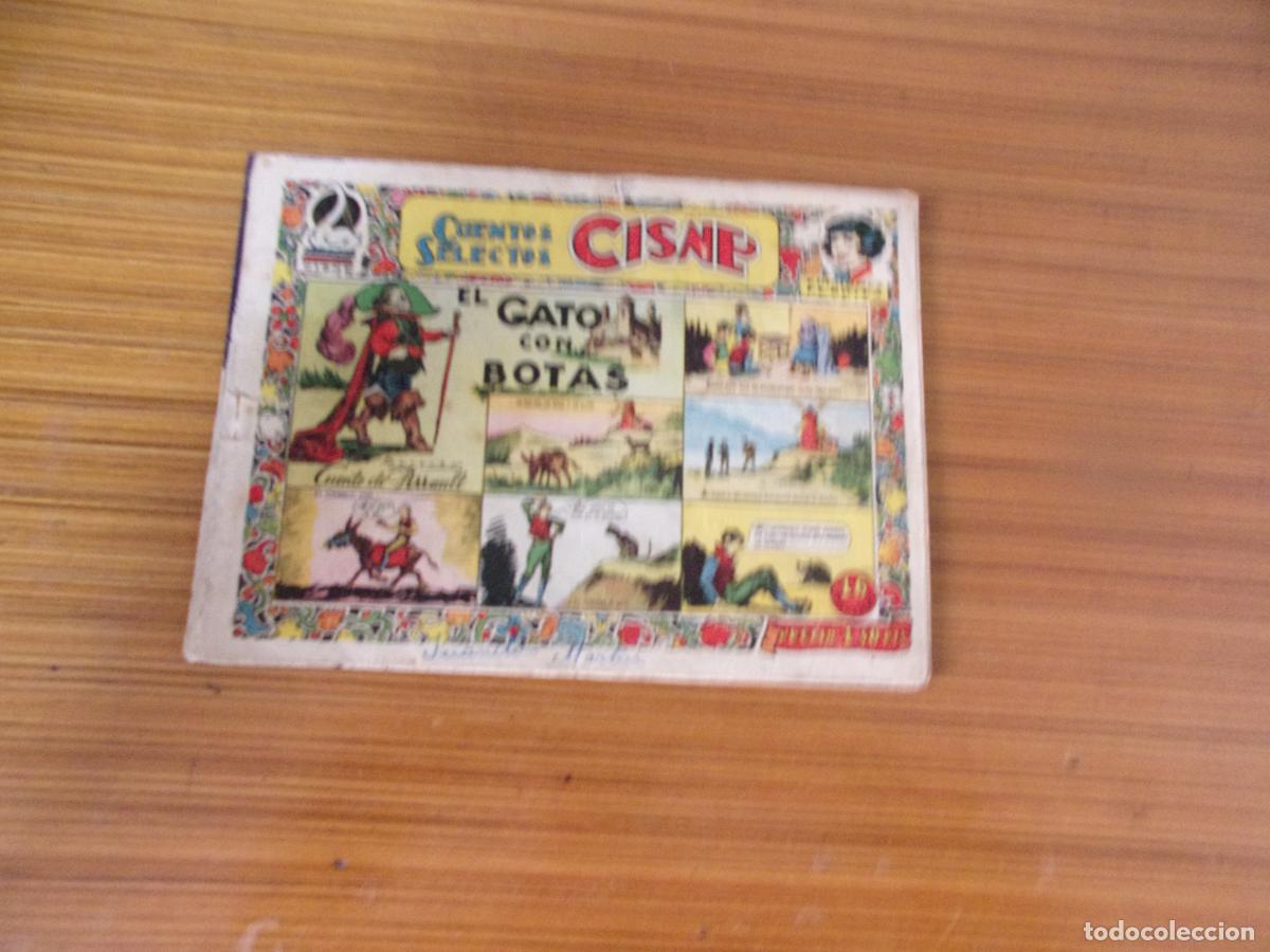 Tebeos: CUENTOS SELECTOS CISNE N&ordm; EL GATO CON BOTAS EDITA CISNE - Foto 1