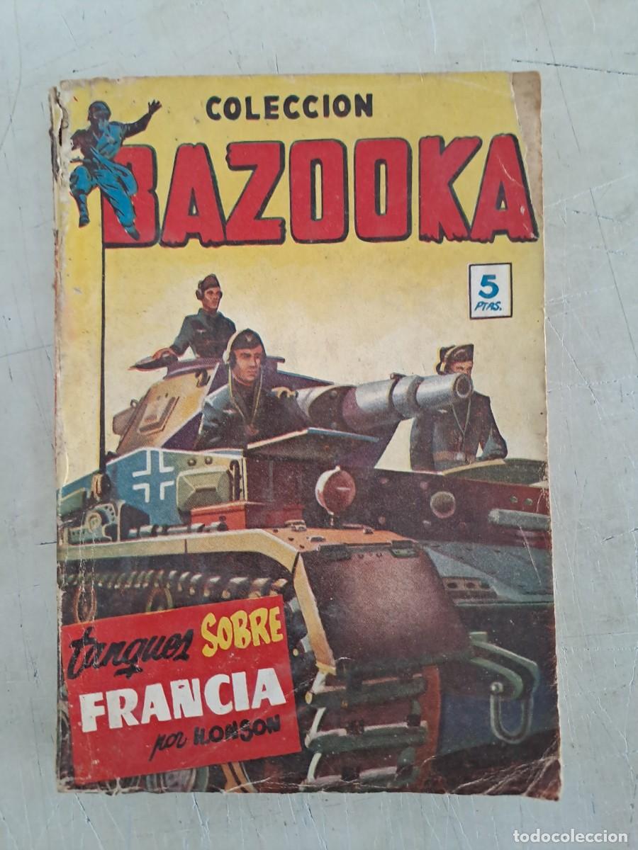 Tebeos: Colecci&oacute;n bazooka 86, tanques sobre Francia, Cliper - Foto 1