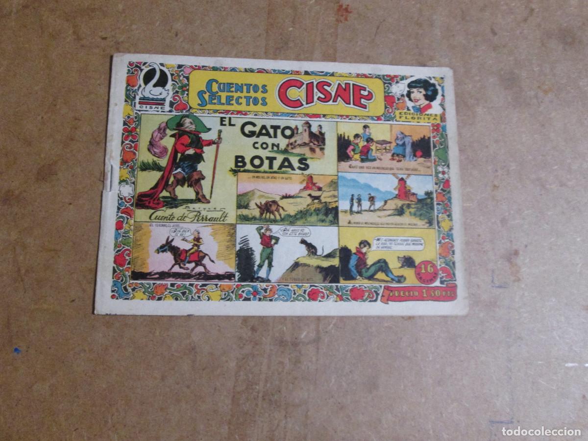 Tebeos: cuentos selectos cisne n&ordm; 4, original editorial cliper 1955 - Foto 1