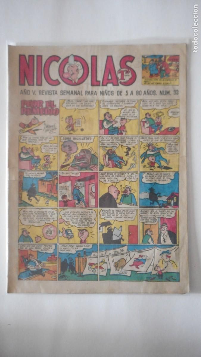 Tebeos: NICOL&Aacute;S N&ordm; 93. CLIPER / C-22 - Foto 1