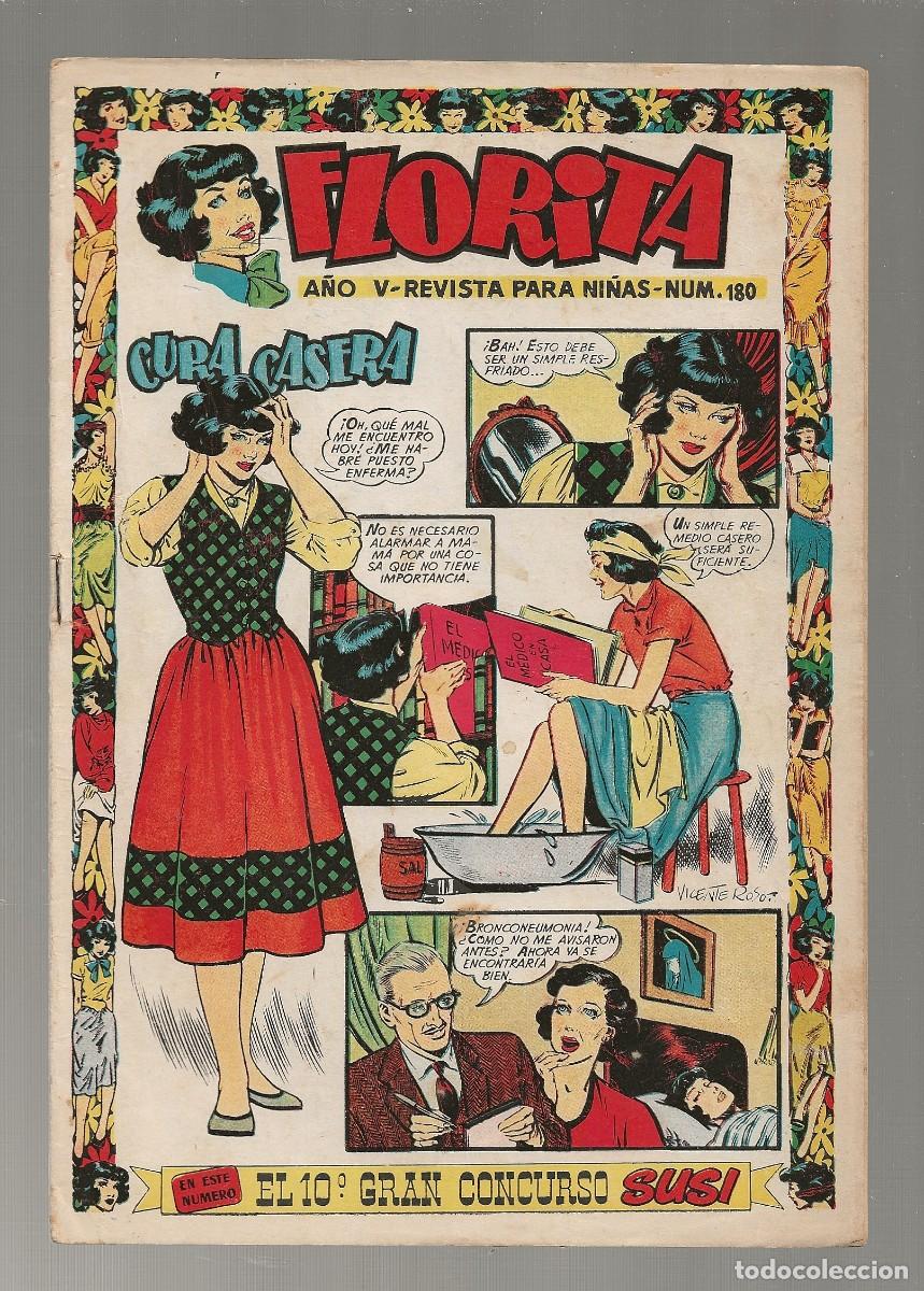 Tebeos: FLORITA N&ordm; 180 - EDICIONES CLIPER 1953 - Foto 1