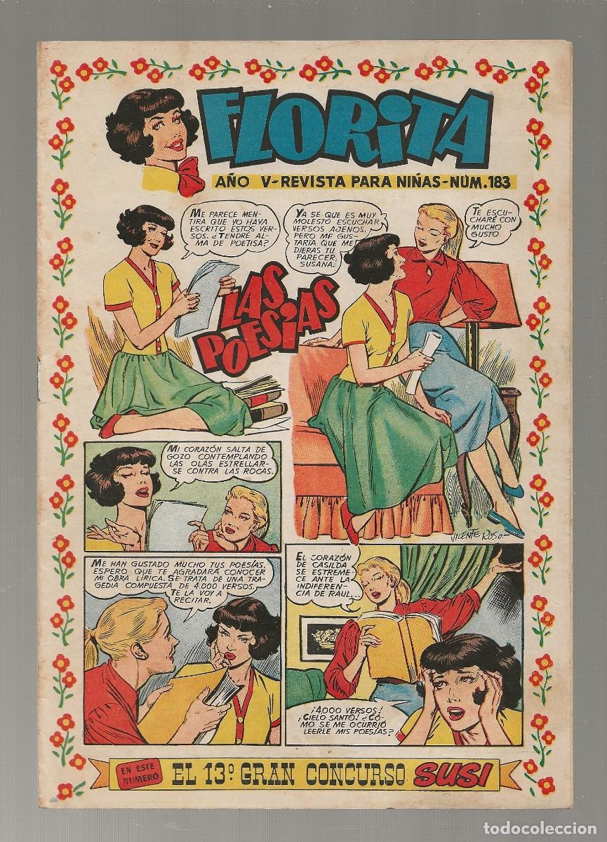 Tebeos: FLORITA N&ordm; 183 - EDICIONES CLIPER 1953 - Foto 1
