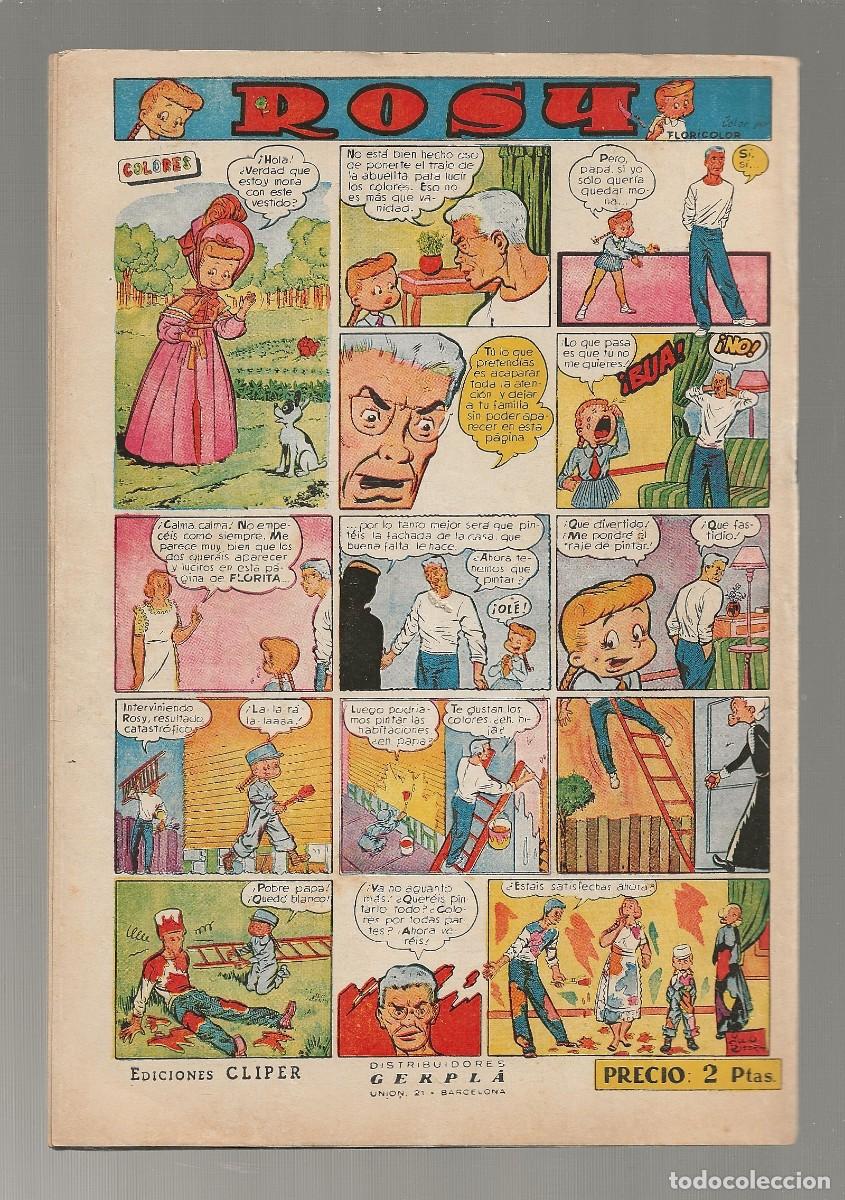 Tebeos: FLORITA N&ordm; 184 - EDICIONES CLIPER 1953 - Foto 2