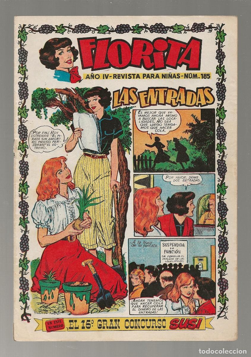 Tebeos: FLORITA N&ordm; 185 - EDICIONES CLIPER 1953 - Foto 1