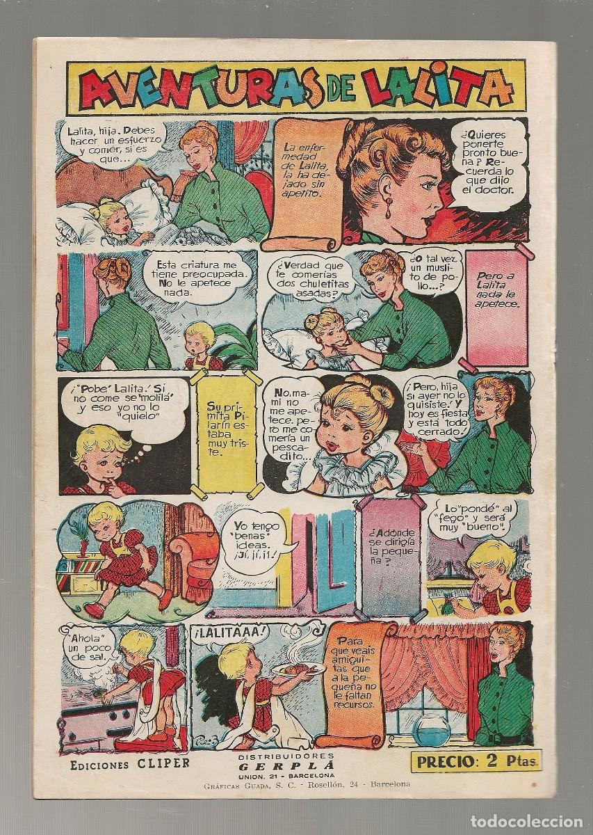 Tebeos: FLORITA N&ordm; 185 - EDICIONES CLIPER 1953 - Foto 2