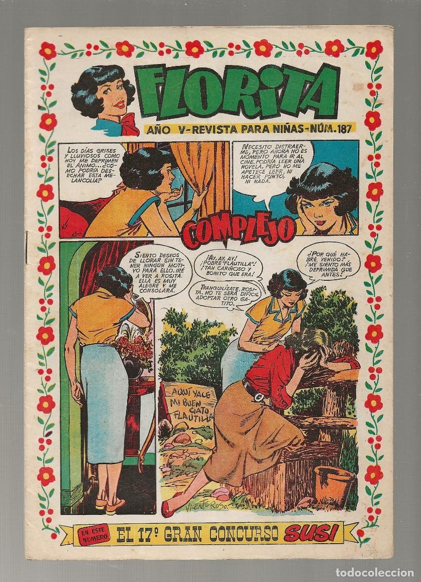 Tebeos: FLORITA N&ordm; 187 - EDICIONES CLIPER 1953 - Foto 1