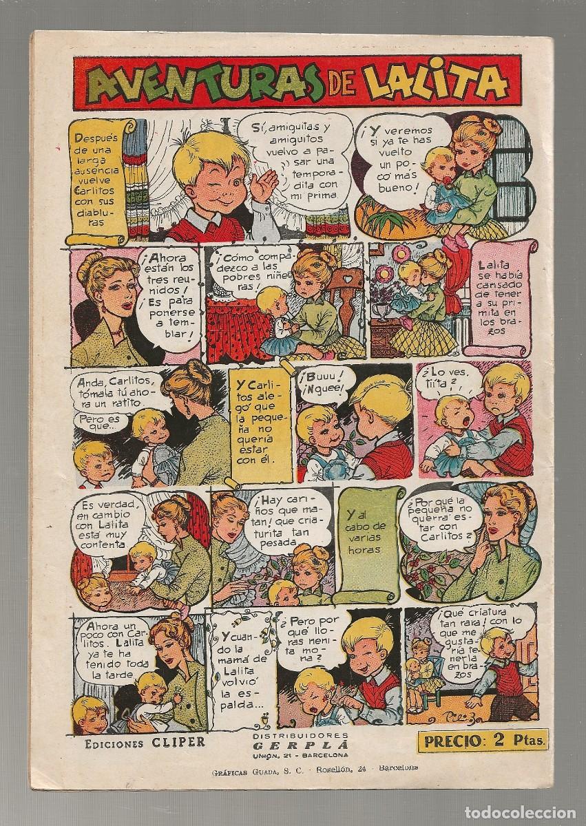 Tebeos: FLORITA N&ordm; 190 - EDICIONES CLIPER 1953 - Foto 2