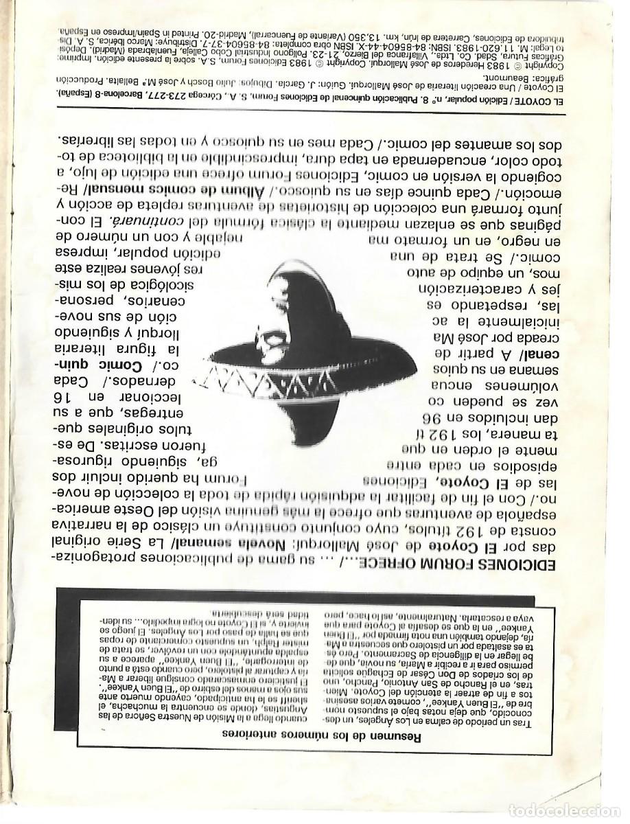 Tebeos: 1 comic antiguo 1983 el coyote el comandante killer 4/11 - Foto 3
