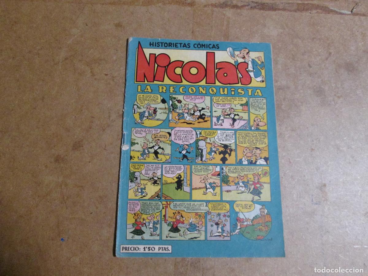 Tebeos: Nicol&aacute;s n&ordm; 9, original editorial cliper 1948 - Foto 1
