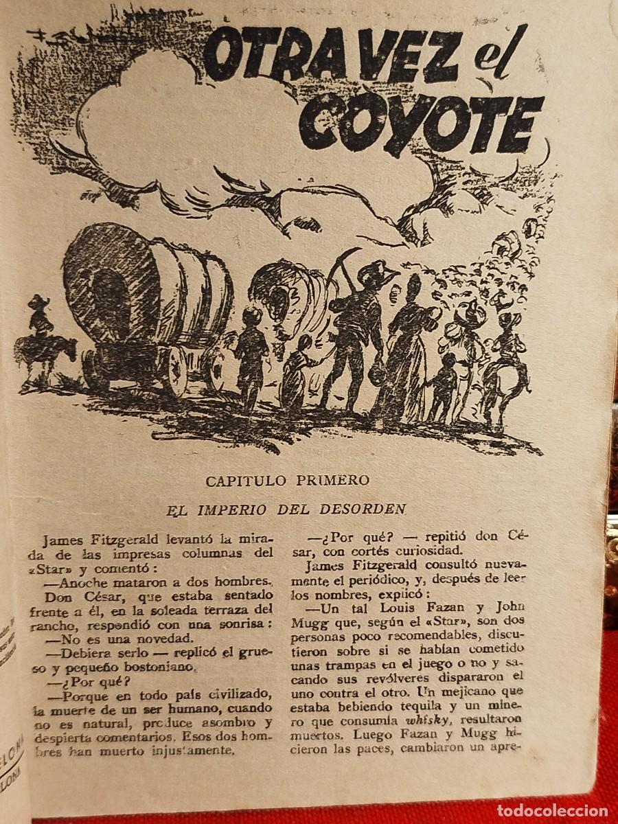 Tebeos: 1946. Lote El Coyote. Mallorqu&iacute;. - Foto 4