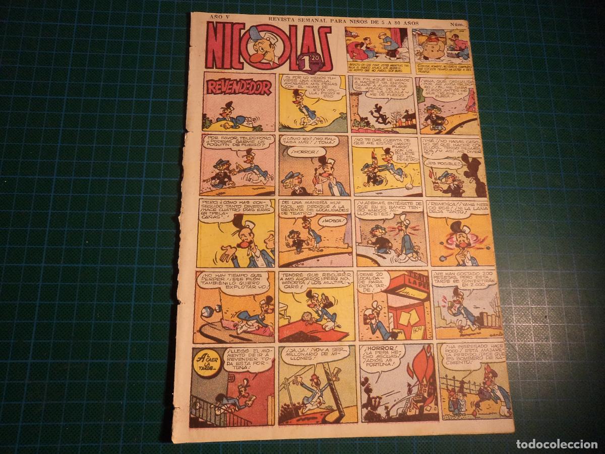 Tebeos: Nicolas. N&ordm; 88. Cliper. Procede de encuadernacion. - Foto 1