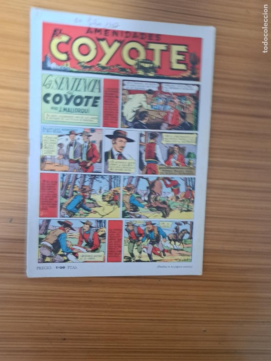 Tebeos: EL COYOTE N&ordm;3 EDITA CLIPER - Foto 1