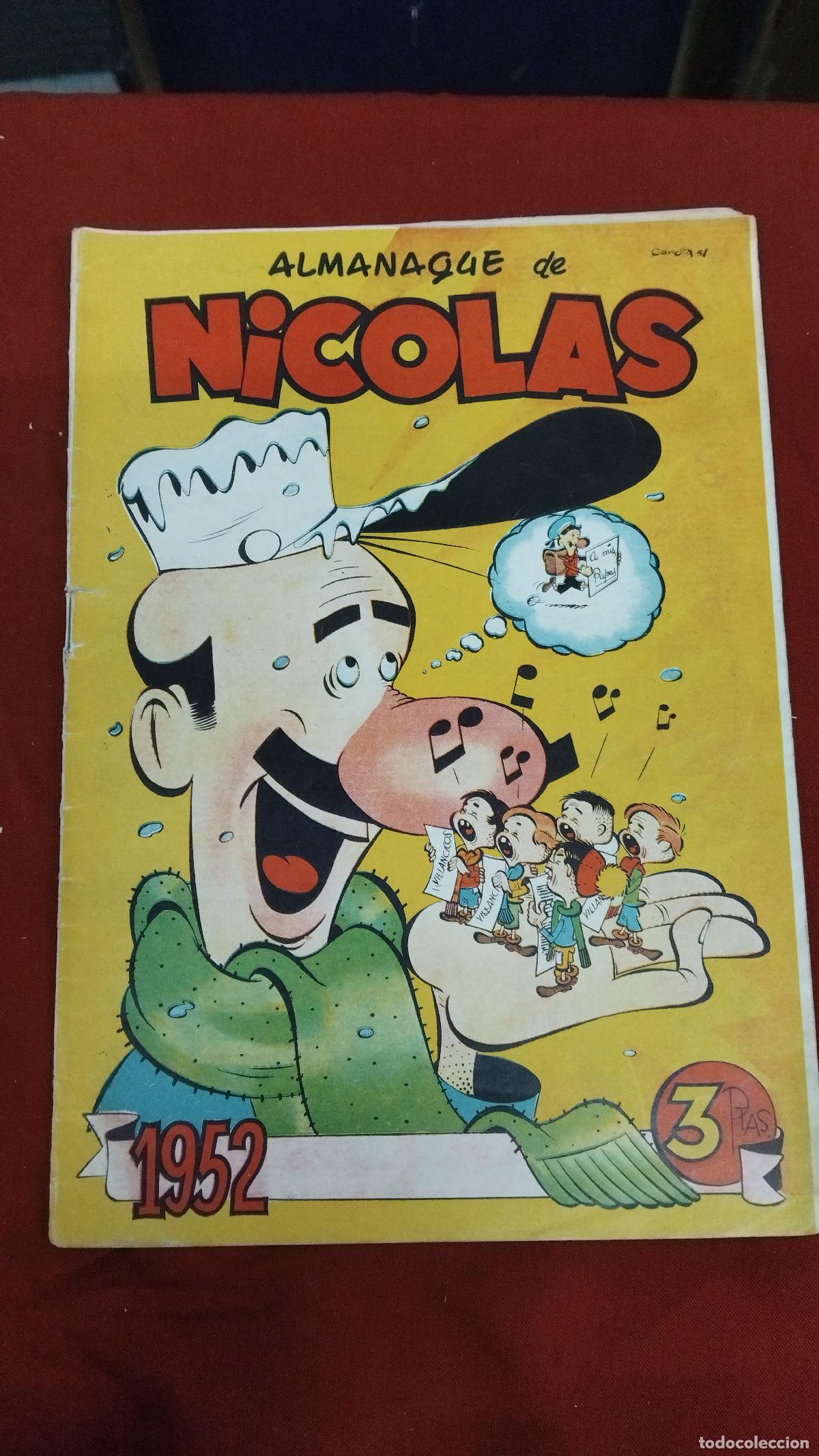 Tebeos: ALMANAQUE DE NICOLAS 1952 - EDICIONES CLIPER. - Foto 1