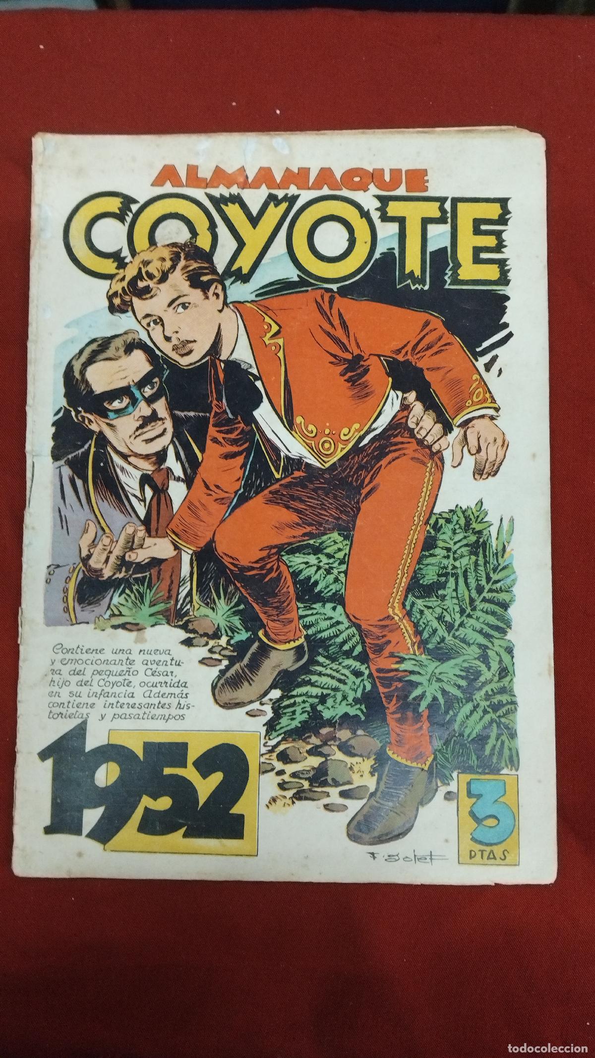 Tebeos: ALMANAQUE COYOTE ALMANAQUE 1952 - EDICIONES CLIPER. - Foto 1