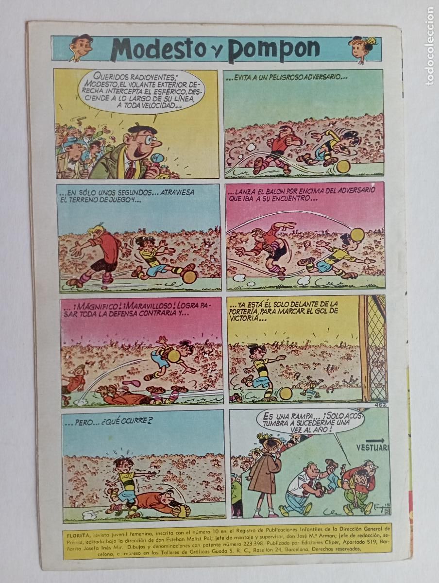 Tebeos: FLORITA N&ordm; 452 MUY NUEVO - Foto 2