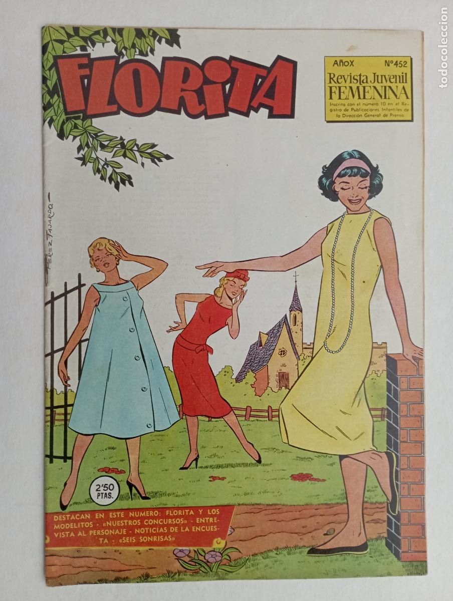 Tebeos: FLORITA N&ordm; 452 MUY NUEVO - Foto 1