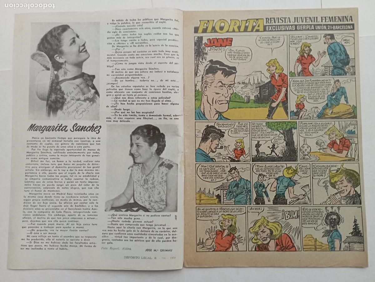Tebeos: FLORITA N&ordm; 449 - MUY NUEVO - Foto 3