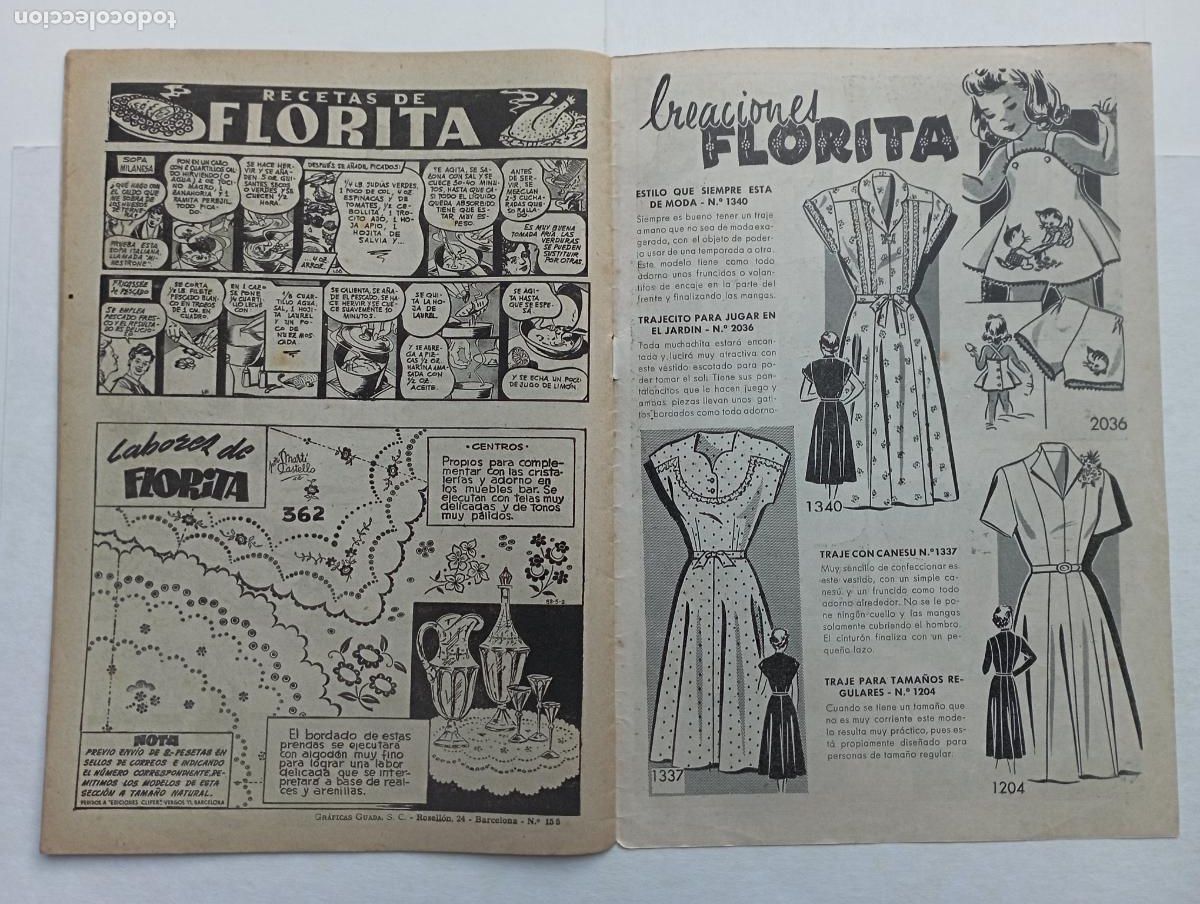 Tebeos: FLORITA N&ordm; 155 - MUY NUEVO - Foto 5