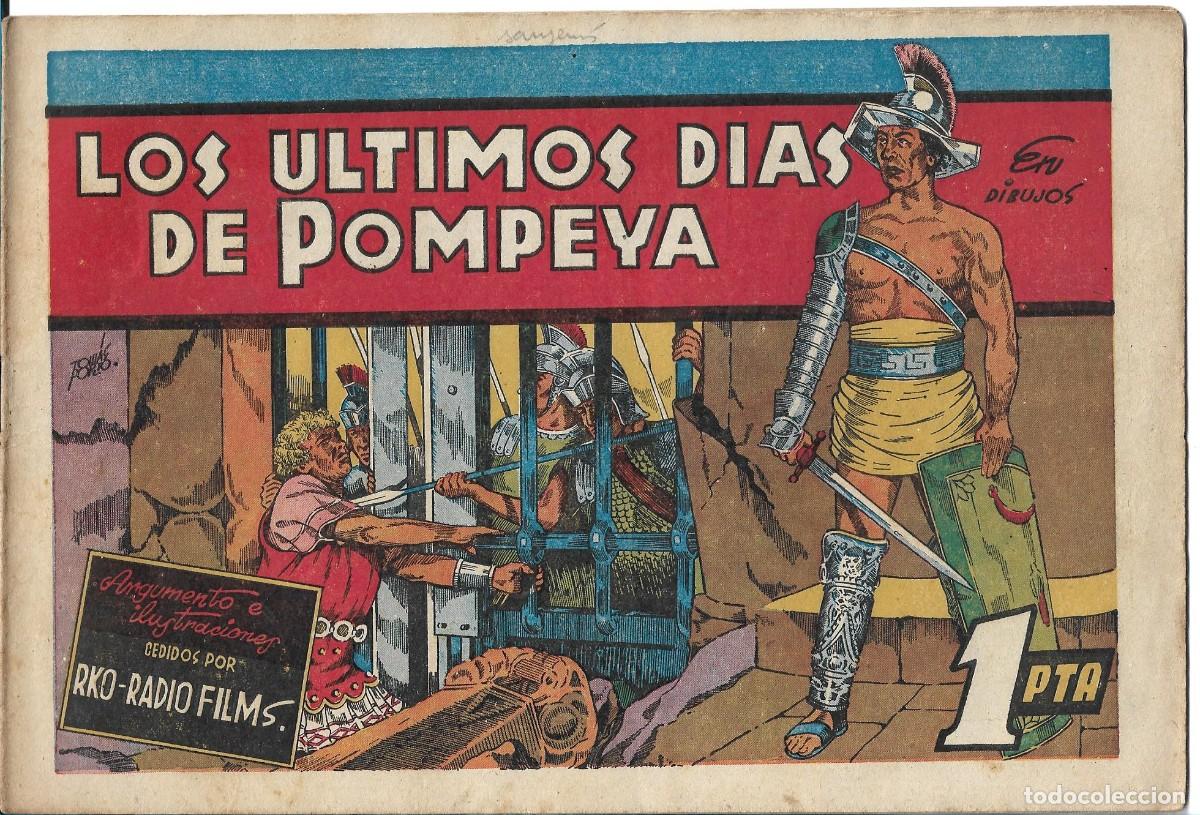 Tebeos: LOS ULTIMOS DIAS DE POMPEYA - ORIGINAL - Foto 1