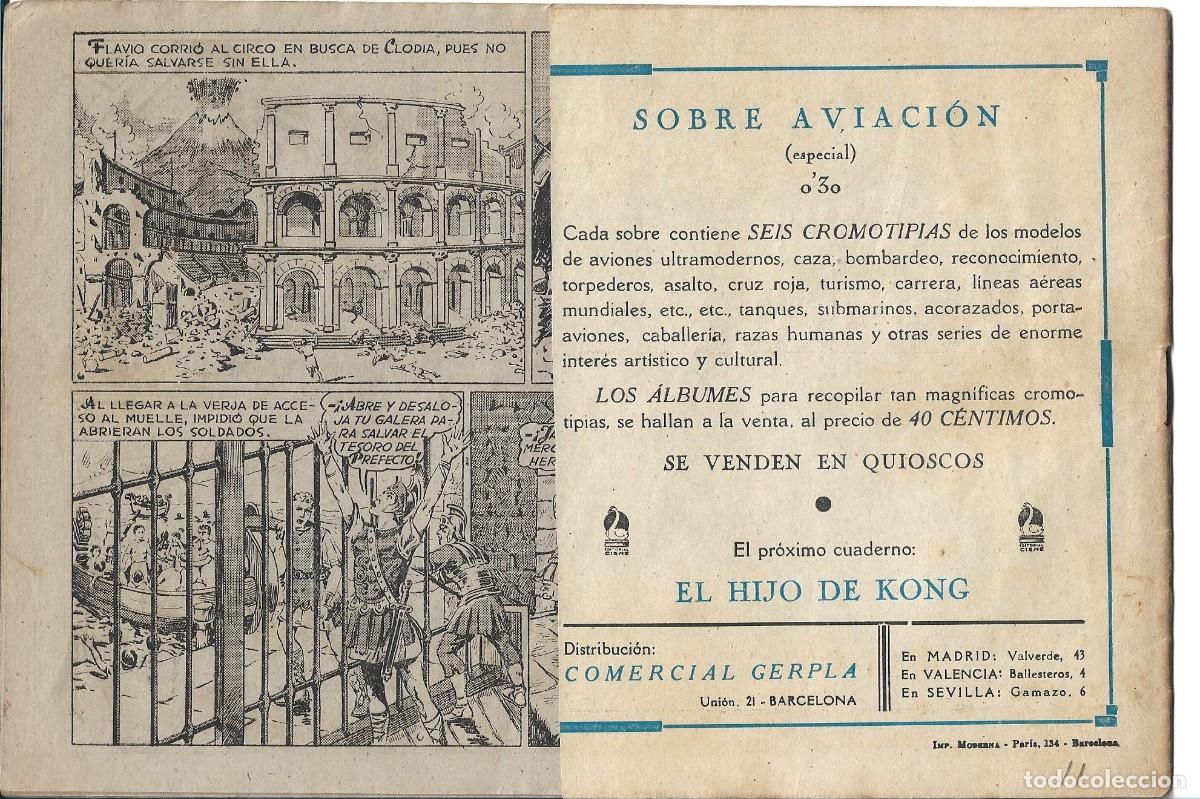 Tebeos: LOS ULTIMOS DIAS DE POMPEYA - ORIGINAL - Foto 2