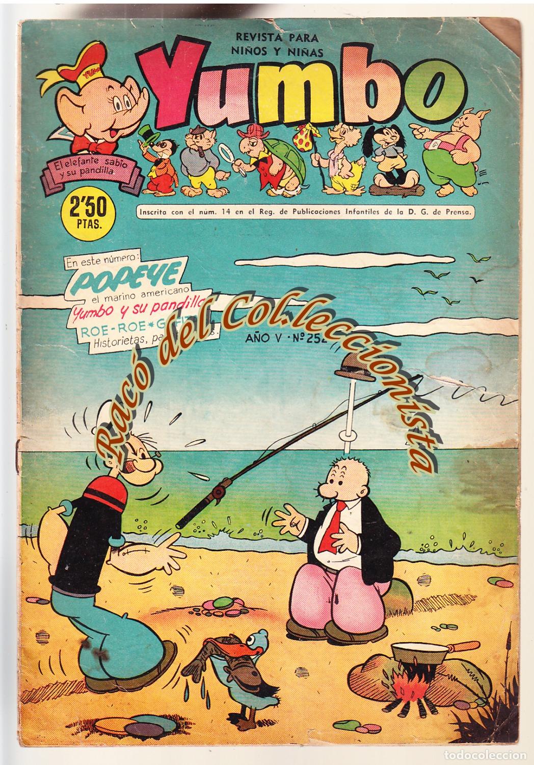 Tebeos: YUMBO N. 252 , EDITORIAL CLIPER , EDICI&Oacute;N ORIGINAL - Foto 1