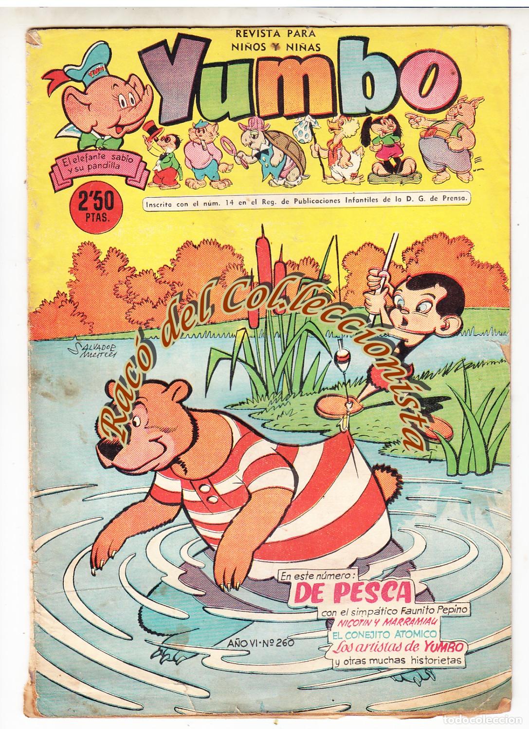 Tebeos: YUMBO N. 260 , EDITORIAL CLIPER , EDICI&Oacute;N ORIGINAL - Foto 1