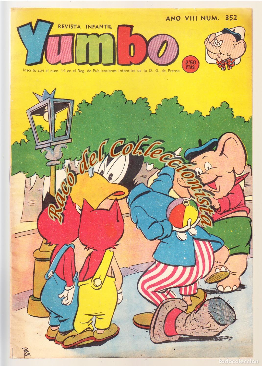 Tebeos: YUMBO N. 352 , EDITORIAL CLIPER , EDICI&Oacute;N ORIGINAL - Foto 1