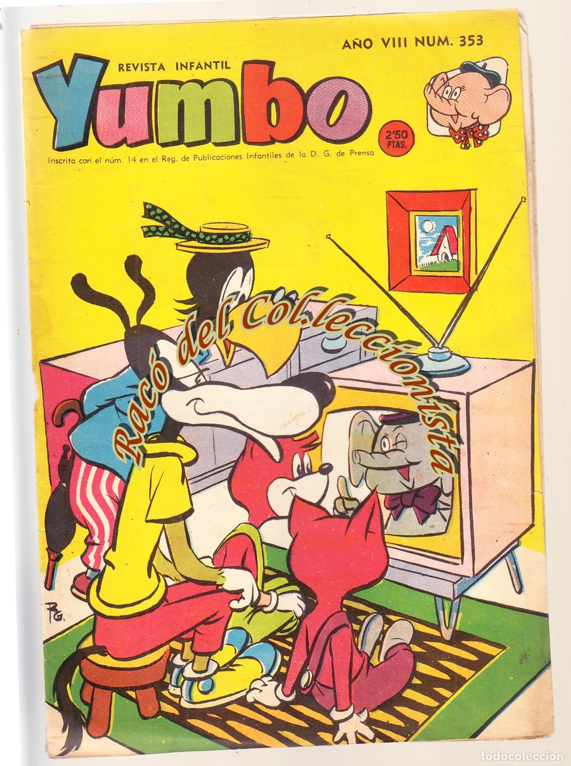 Tebeos: YUMBO N. 353 , EDITORIAL CLIPER , EDICI&Oacute;N ORIGINAL - Foto 1