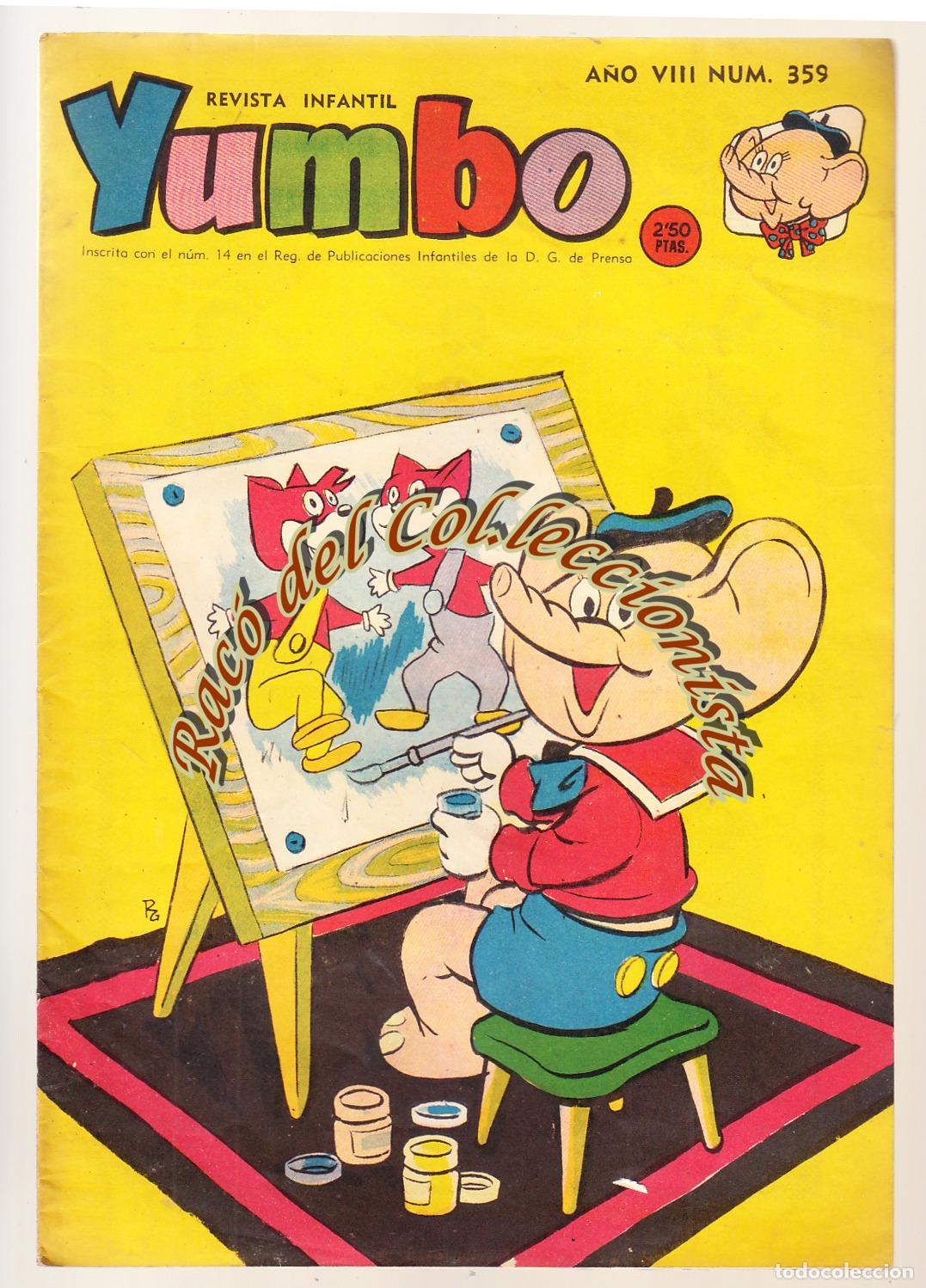 Tebeos: YUMBO N. 359 , EDITORIAL CLIPER , EDICI&Oacute;N ORIGINAL - Foto 1