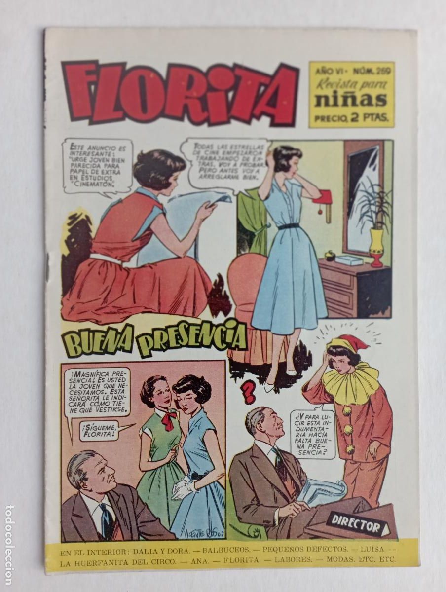 Tebeos: FLORITA N&ordm; 259 EDICIONES CLIPER - EXCELENTE ESTADO, - Foto 1