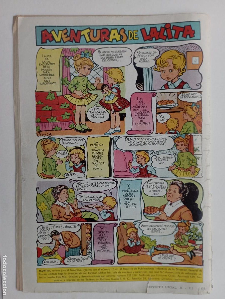 Tebeos: FLORITA N&ordm; 475 - EDICIONES CLIPER - Foto 2
