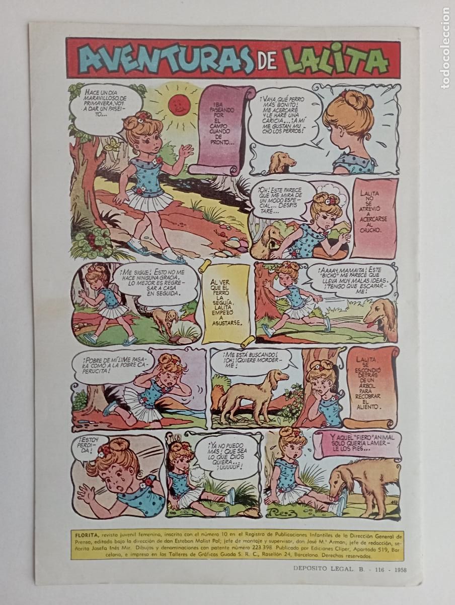 Tebeos: FLORITA N&ordm; 443 - EDICIONES CLIPER - IMPECABLE - Foto 2