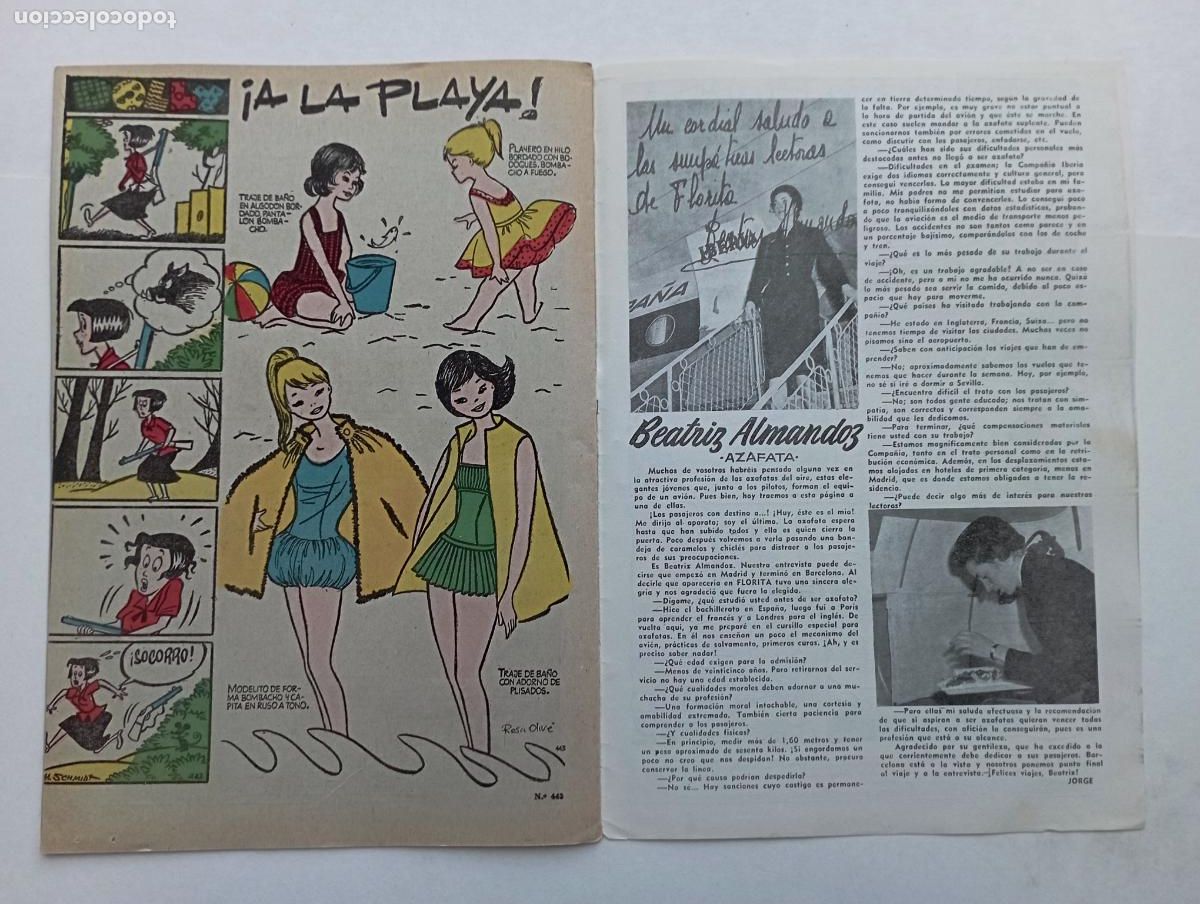 Tebeos: FLORITA N&ordm; 443 - EDICIONES CLIPER - IMPECABLE - Foto 5