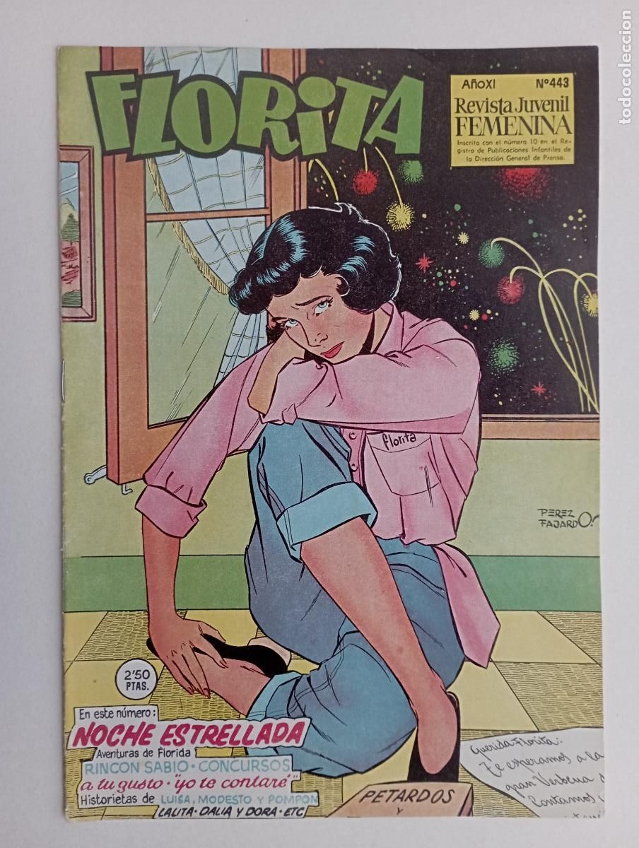 Tebeos: FLORITA N&ordm; 443 - EDICIONES CLIPER - IMPECABLE - Foto 1