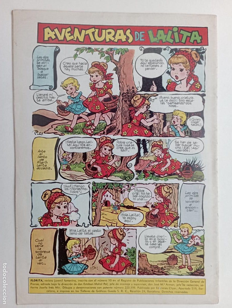 Tebeos: FLORITA N&ordm; 421 - EDICIONES CLIPER - COMO NUEVO - Foto 2