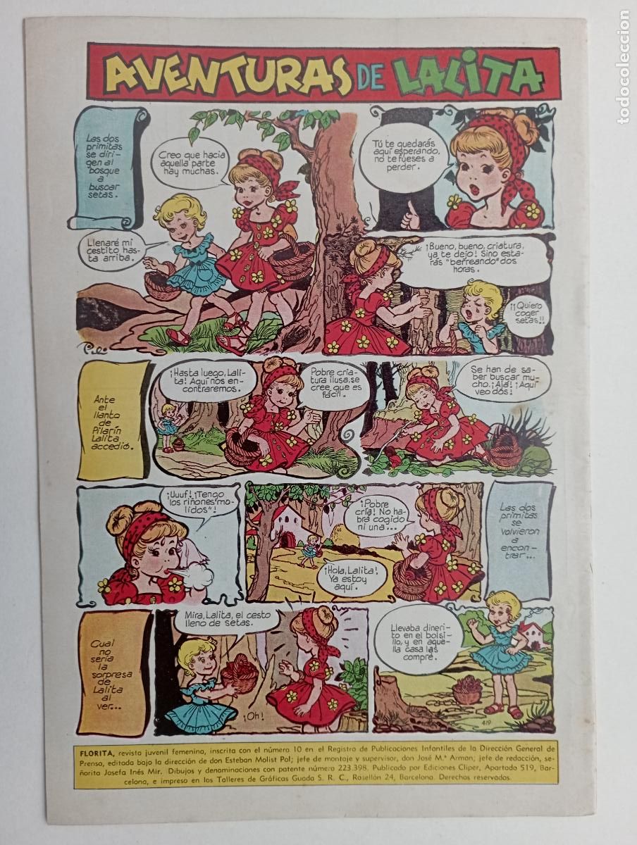 Tebeos: FLORITA N&ordm; 421 - EDICIONES CLIPER - COMO NUEVO - Foto 9