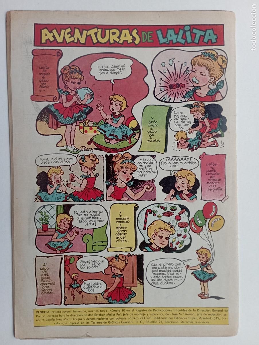 Tebeos: FLORITA N&ordm; 414 - EDICIONES CLIPER - Foto 2