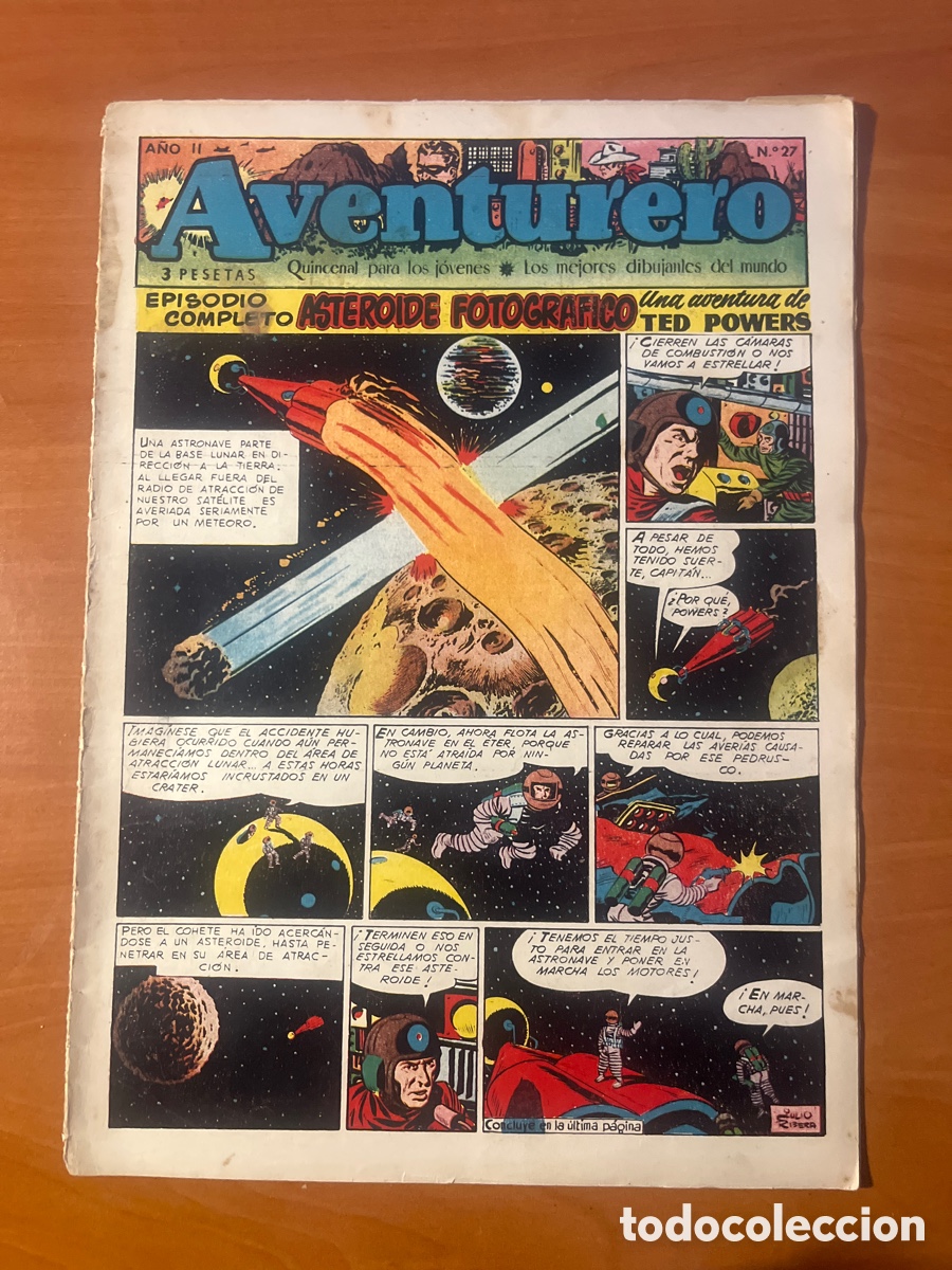 Tebeos: AVENTURERO, A&Ntilde;O II, N&Uacute;MERO 27, (EDITORIAL CLIPER) - Foto 1