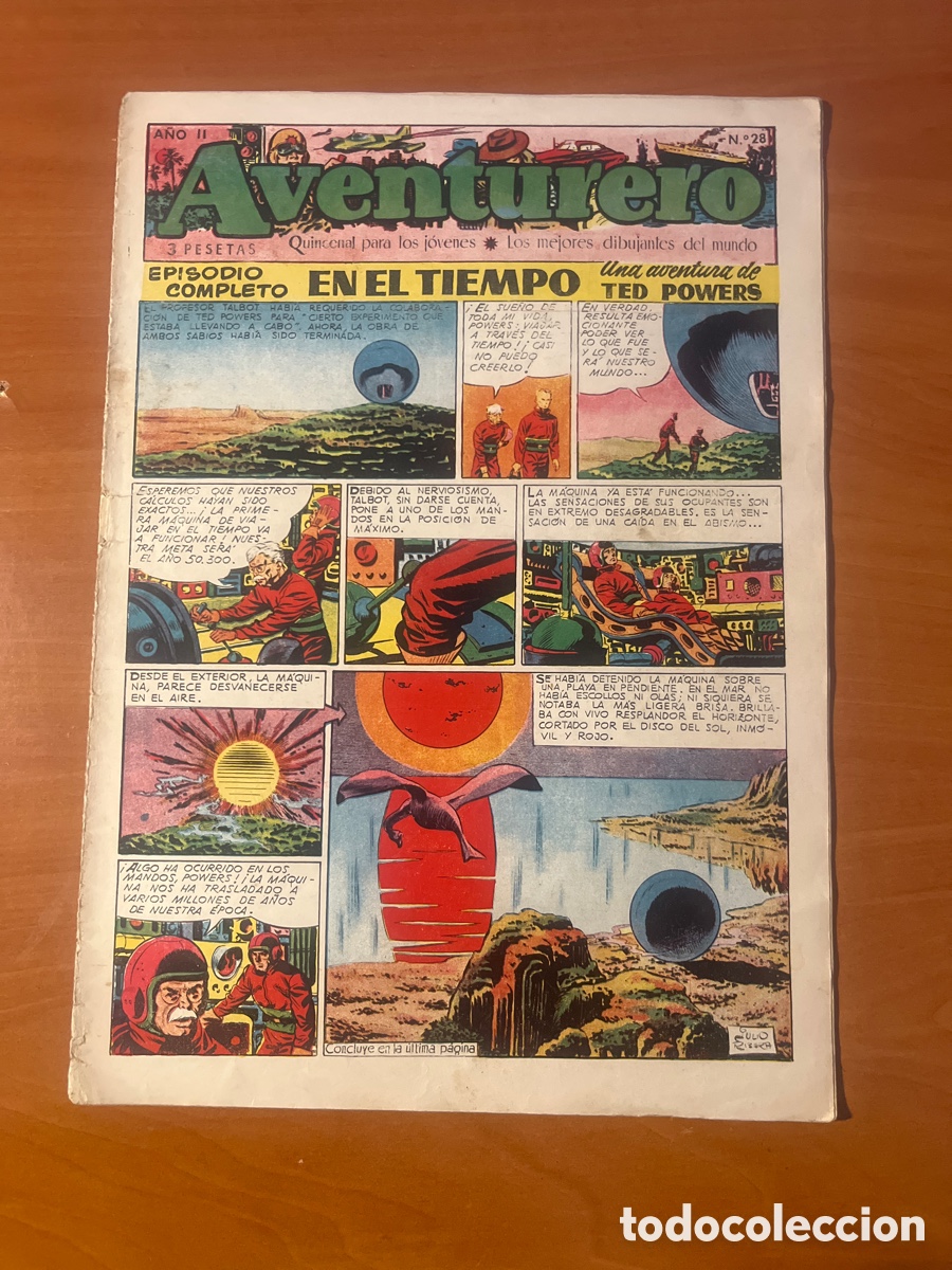 Tebeos: AVENTURERO, A&Ntilde;O II, N&Uacute;MERO 28, (EDITORIAL CLIPER) - Foto 1