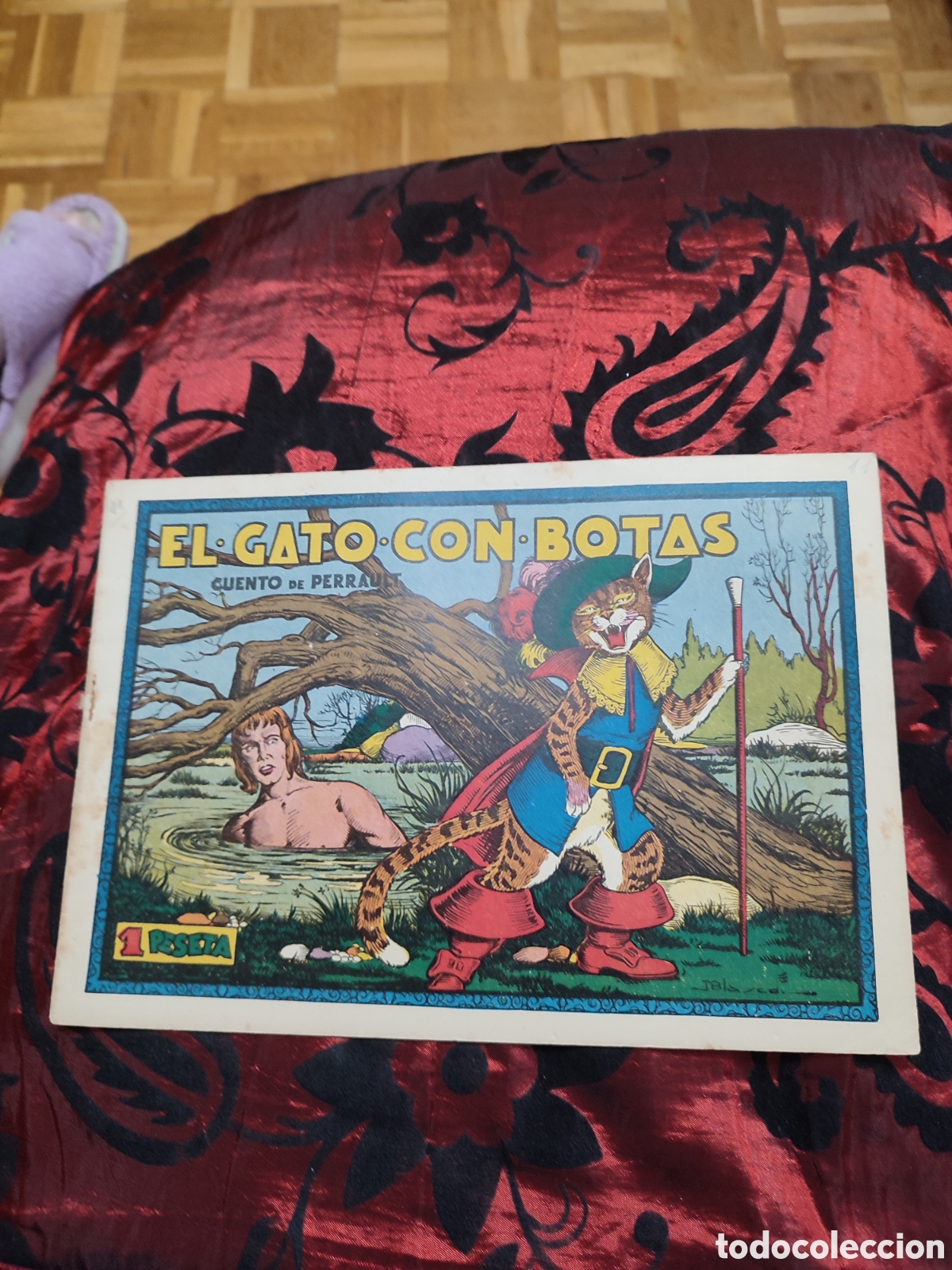 Tebeos: El gato con botas, cuento Perrault - Foto 1