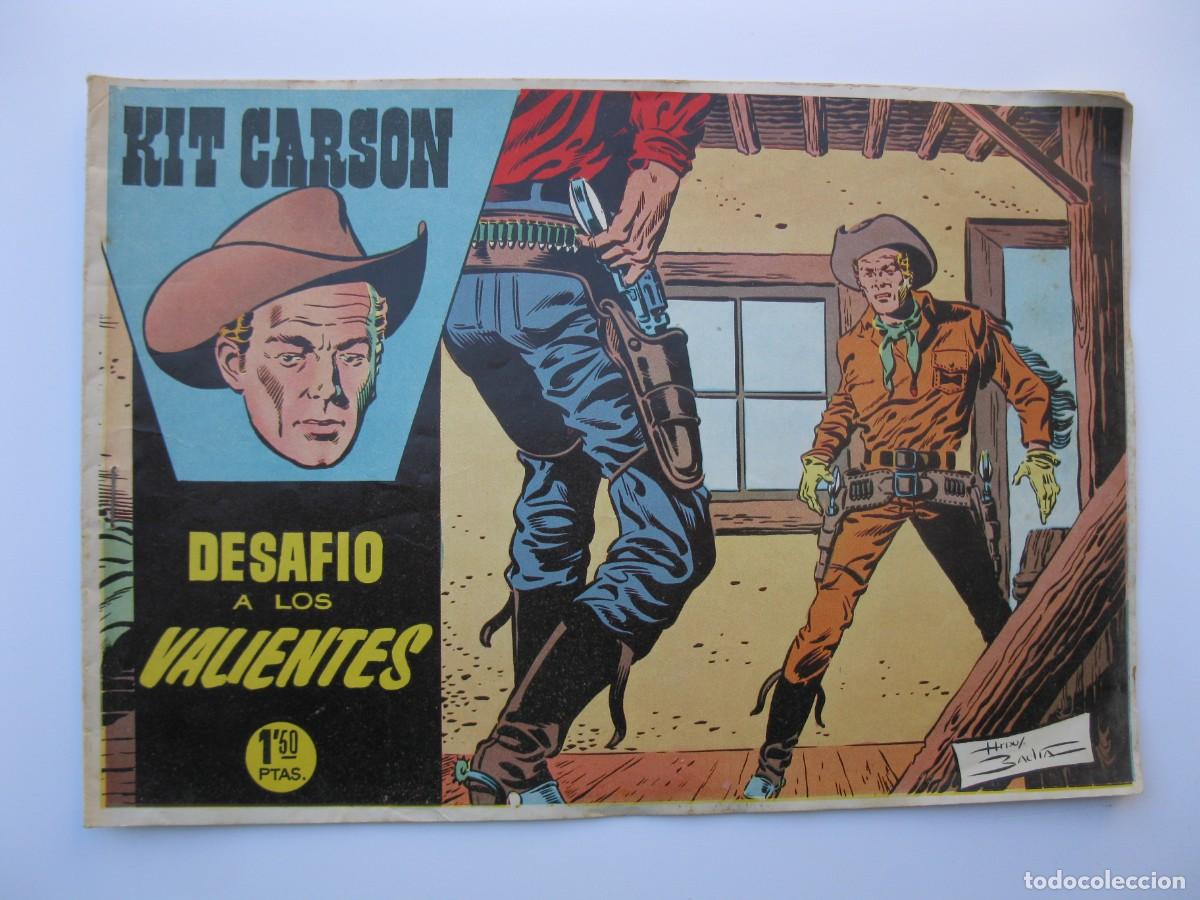 Tebeos: KIT CARSON - N&ordm; 3 - DESAFIO A LOS VALIENTES - ORIGINAL - EDICIONES CLIPER - A&Ntilde;O 1958. - Foto 1